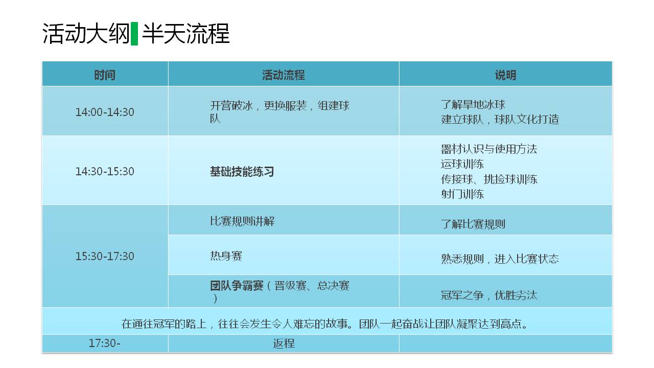 旱地冰球介绍