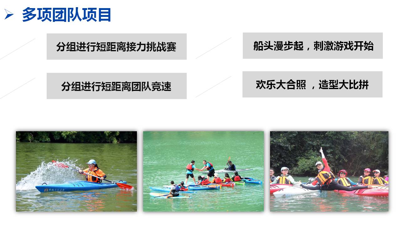 皮划艇团建介绍